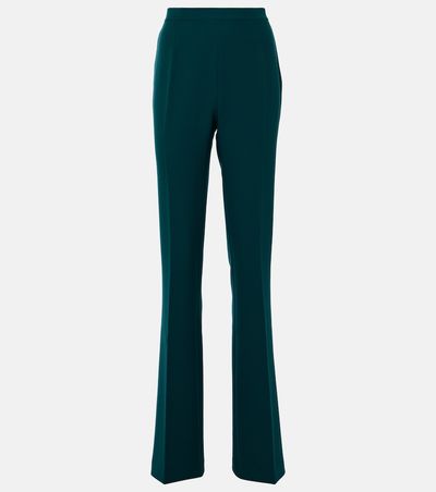 Safiyaa Safiyaa Alexa high-rise crêpe flared pants