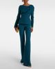 Safiyaa Safiyaa Alexa high-rise crêpe flared pants - 2
