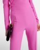 Safiyaa Safiyaa Alexa high-rise flared crêpe pants - 4