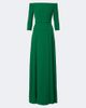 Safiyaa Safiyaa Amadora off-shoulder crÃªpe gown - 1