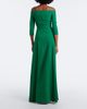 Safiyaa Safiyaa Amadora off-shoulder crÃªpe gown - 5