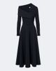 Safiyaa Safiyaa Asymmetric crêpe cocktail dress - 1