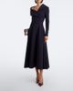 Safiyaa Safiyaa Asymmetric crêpe cocktail dress - 2