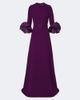Safiyaa Safiyaa Belen crêpe belted gown - 1