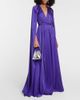 Safiyaa Safiyaa Bridal chiffon cape gown - 2