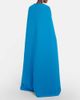 Safiyaa Safiyaa Cape crÃªpe maxi dress - 3