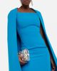 Safiyaa Safiyaa Cape crÃªpe maxi dress - 5