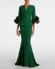 Safiyaa Safiyaa Clemenza crêpe gown - 2