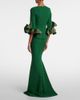 Safiyaa Safiyaa Clemenza crêpe gown - 3