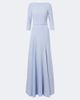 Safiyaa Safiyaa Emilia crêpe gown - 1