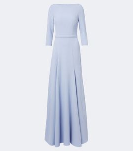 Safiyaa Safiyaa Emilia crêpe gown