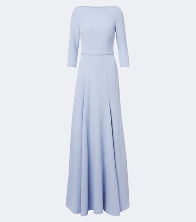 Safiyaa Safiyaa Emilia crêpe gown