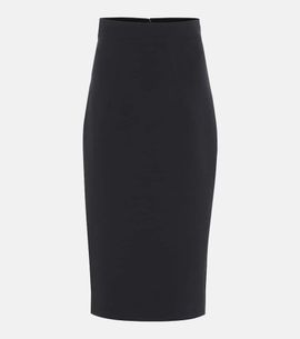 Safiyaa Safiyaa Hokoku crÃªpe pencil skirt