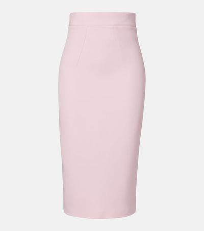 Safiyaa Safiyaa Hokuku crêpe pencil skirt