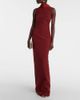 Safiyaa Safiyaa Holliana satin-trimmed crÃªpe gown - 2