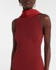 Safiyaa Safiyaa Holliana satin-trimmed crÃªpe gown - 4