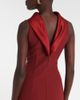 Safiyaa Safiyaa Holliana satin-trimmed crÃªpe gown - 5