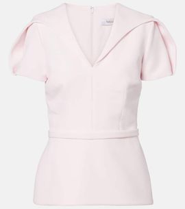 Safiyaa Safiyaa Leighton crÃªpe top