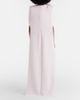 Safiyaa Safiyaa Lennox floral-appliqué caped crêpe gown - 3