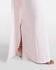 Safiyaa Safiyaa Lennox floral-appliqué caped crêpe gown - 5