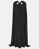 Safiyaa Safiyaa Lilien caped crepe gown - 1