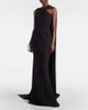 Safiyaa Safiyaa Lilien caped crepe gown - 2