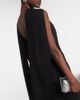 Safiyaa Safiyaa Lilien caped crepe gown - 5