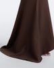 Safiyaa Safiyaa Loura draped peplum crêpe gown - 4