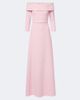 Safiyaa Safiyaa Lunelle off-shoulder crêpe gown - 1