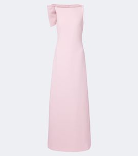 Safiyaa Safiyaa Mallory crêpe gown