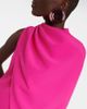 Safiyaa Safiyaa Margareta asymmetrical cape minidress - 4