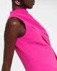 Safiyaa Safiyaa Margareta asymmetrical cape minidress - 5