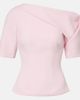 Safiyaa Safiyaa Marley draped crêpe top - 1