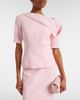 Safiyaa Safiyaa Marley draped crêpe top - 2