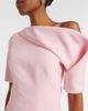 Safiyaa Safiyaa Marley draped crêpe top - 3