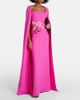Safiyaa Safiyaa Mattia caped embellished gown - 2