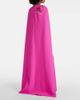 Safiyaa Safiyaa Mattia caped embellished gown - 3
