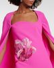 Safiyaa Safiyaa Mattia caped embellished gown - 4