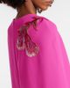 Safiyaa Safiyaa Mattia caped embellished gown - 6