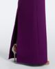 Safiyaa Safiyaa Millie belted crêpe gown - 4
