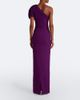 Safiyaa Safiyaa Millie belted crêpe gown - 5