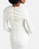 Safiyaa Safiyaa Millie draped crÃªpe gown - 5