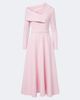 Safiyaa Safiyaa Odelle asymmetric crêpe midi dress - 1