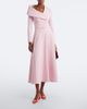 Safiyaa Safiyaa Odelle asymmetric crêpe midi dress - 2