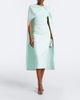 Safiyaa Safiyaa Oria caped crêpe midi dress - 2