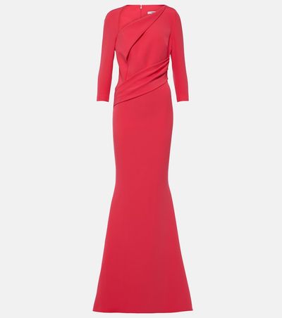 Safiyaa Safiyaa Pollina crêpe gown