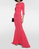 Safiyaa Safiyaa Pollina crêpe gown - 2