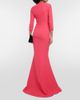 Safiyaa Safiyaa Pollina crêpe gown - 3