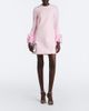 Safiyaa Safiyaa Reffie floral-appliqué crêpe minidress - 2
