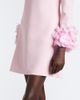 Safiyaa Safiyaa Reffie floral-appliqué crêpe minidress - 4